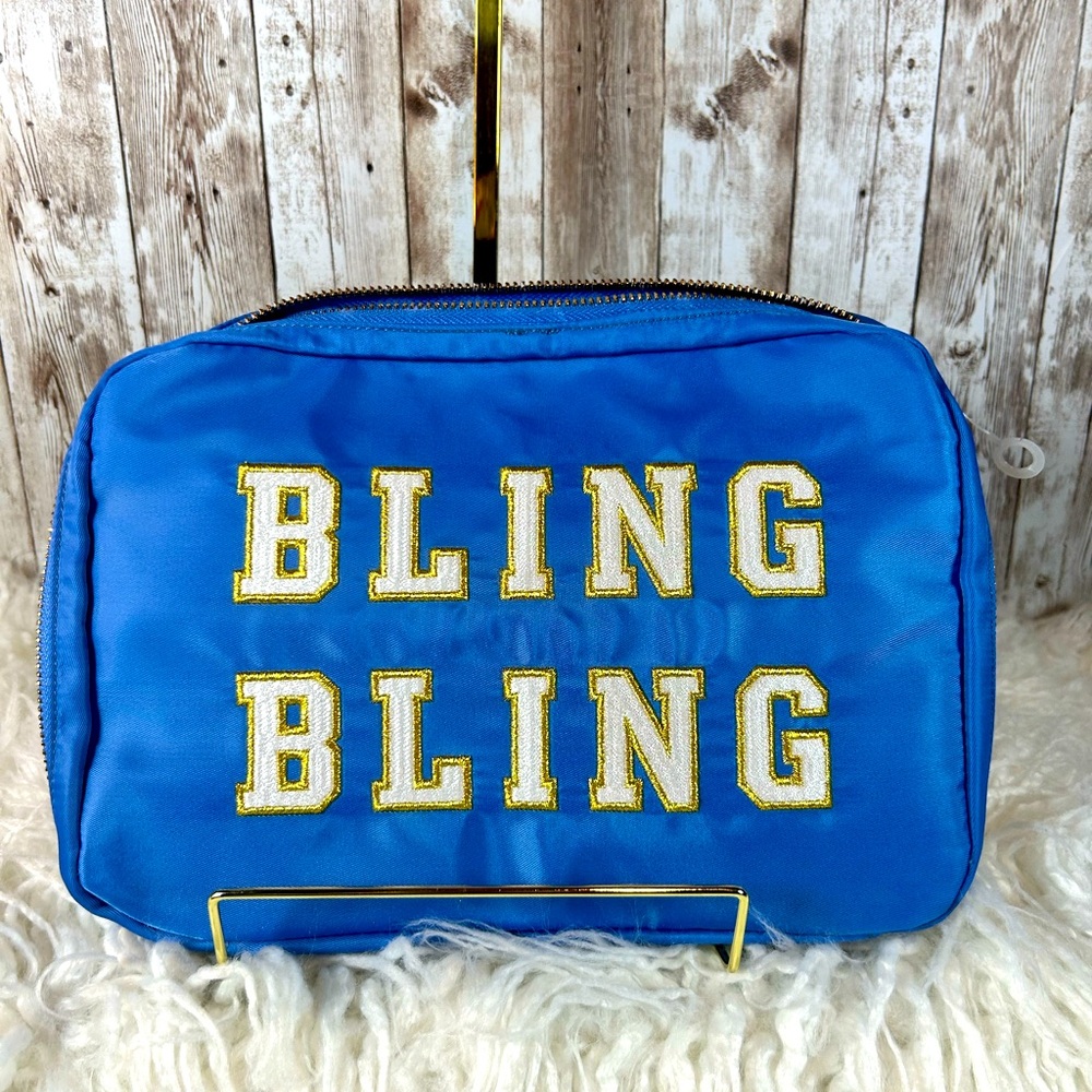 Bryn Embroidered Jewelry Travel Pouch NWOT